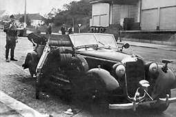 Heydrichv automobil po atenttu
